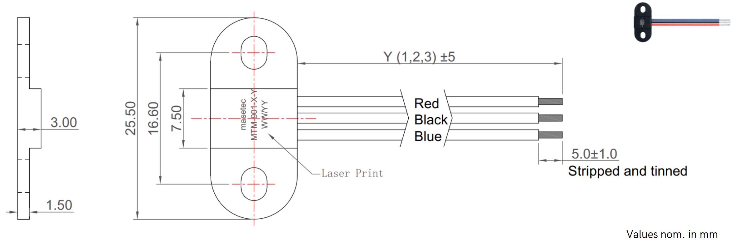 TMR Sensor Omnipolar Switch MTM-901-2