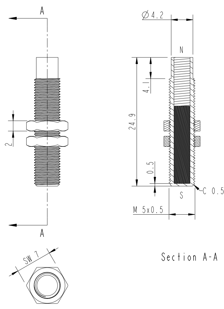 Magnet M5 Gewinde MMA-303